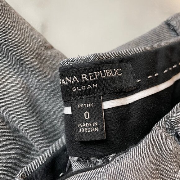Banana Republic Sloan Work Pant Gray (Size 0) - Picture 2 of 3